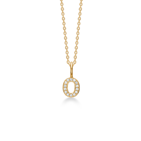 Mads Z. TENDER LOVE vedhæng, 14 kt. guld & 0,08 ct. W.SI