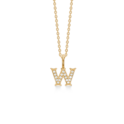 Mads Z. TENDER LOVE vedhæng, 14 kt. guld & 0,08 ct. W.SI