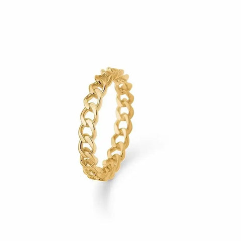 MADS Z | 1540045 | Poetry Ring - Guld m. pansermønster