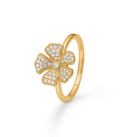 Mads Z. FLEUR ring, 14 kt. guld &  0,24 ct. W.SI