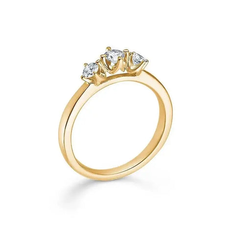 Mads Z. CROWN TRINITY ring, 0,34ct brillanter