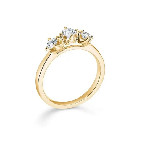 Mads Z. CROWN TRINITY ring, 0,56ct brillanter