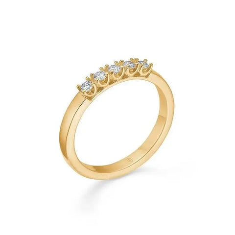 Mads Z. CROWN Alliance ring, 5 x 0,04 ct. brillant