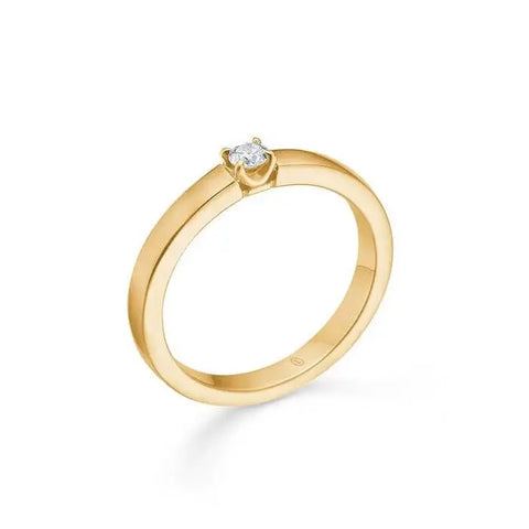 Mads Z. CROWN Alliance ring, 1 x 0,09 ct. brillant