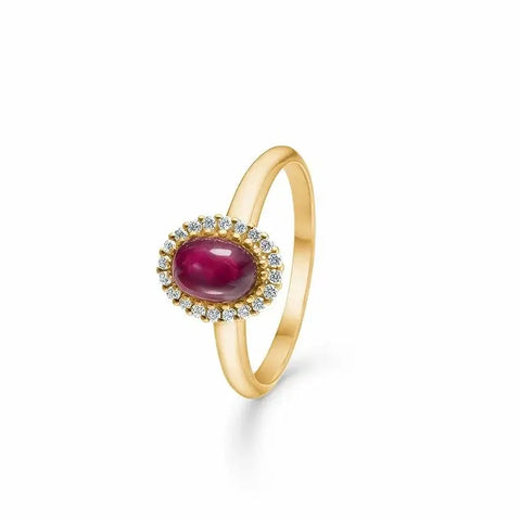 ROYAL RUBY ring - 14kt guld m. rubin
