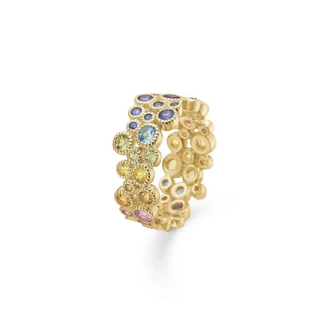Mads Z. Luxury Rainbow ring, 14 kt. guld