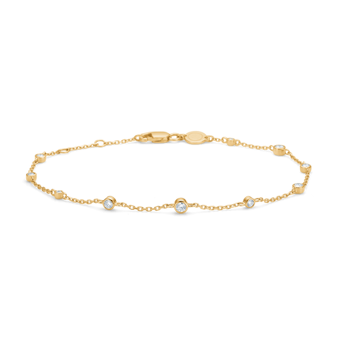 Mads Z. ENDLESS ALLURE armbånd, 14 kt. guld m. 0,26 ct. W.SI