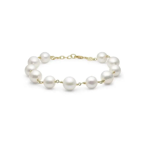 TREASURE armbånd - 14 kt. guld m. perler