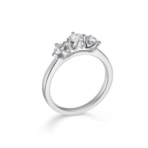 Mads Z. CROWN TRINITY ring, 0,56ct brillanter