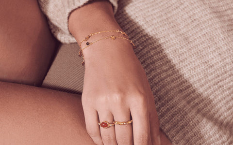 Maanesten Una armbånd, Sølv
