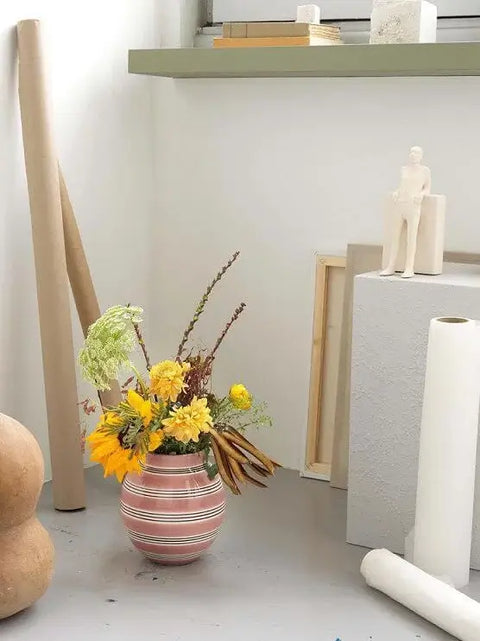 Omaggio Nuovo Vase - H20,5cm - støvet rosa