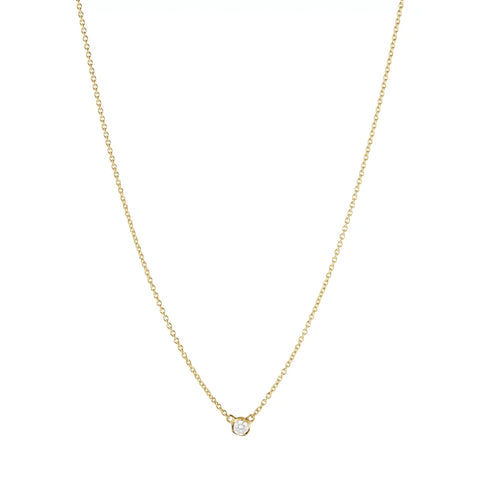Georg Jensen Signature Diamonds halskæde, Guld