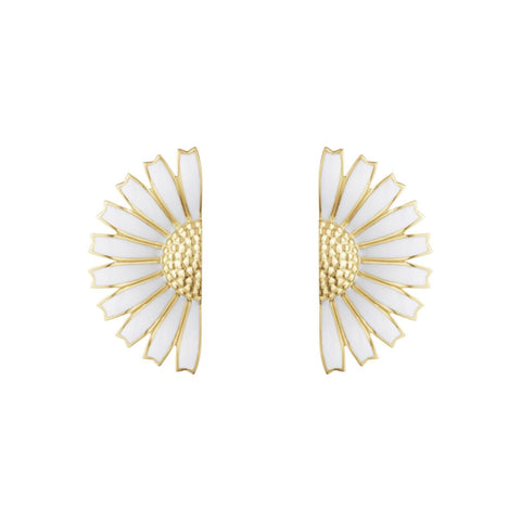 De fineste statement øreringe fra Georg Jensen, Daisy Half Flower.
