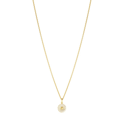 Georg Jensen Daisy vedhæng, sterlingsølv belagt med 18 kt. guld