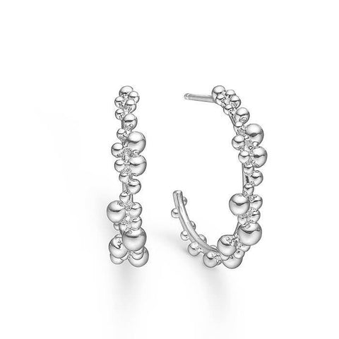 Mads Z. BUBBLES øreringe, sølv