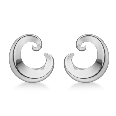 Mads Z. OCEAN øreringe, sølv