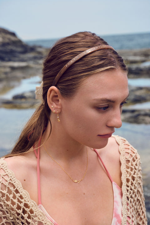 Maanesten Aziza hårbøjle, Mocha