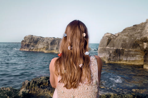 Maanesten Rohi hårklemme, Cranberry