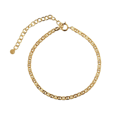 Stine A Petit Link Bracelet, Forgyldt sølv