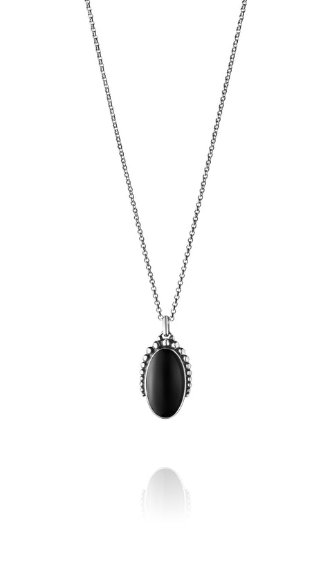 Georg Jensen Moonlight Blossom halskæde, sterlingsølv