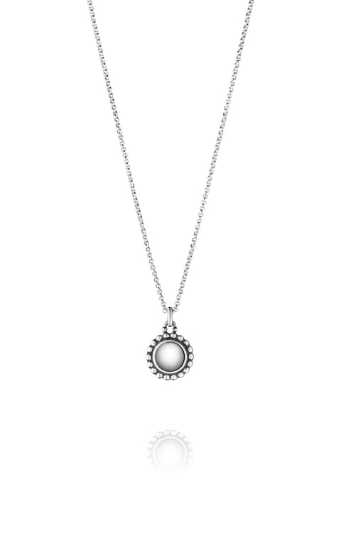 Georg Jensen Moonlight Blossom halskæde, sterlingsølv