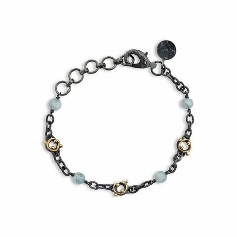 BY BIRDIE | 50301240JF | Zeus Stone Aqua - Armbånd