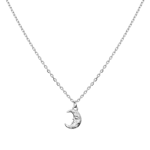 Aila halskæde i sølv. fra Maanesten med månevedhæng.