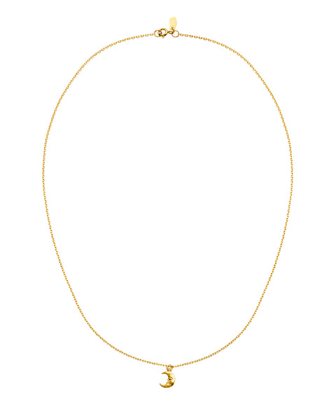 Maanesten Aila halskæde, forgyldt sølv