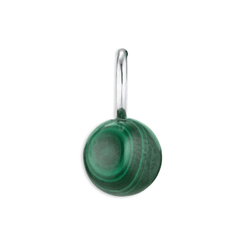 Jane Kønig Bermuda Malachite vedhæng, Sølv