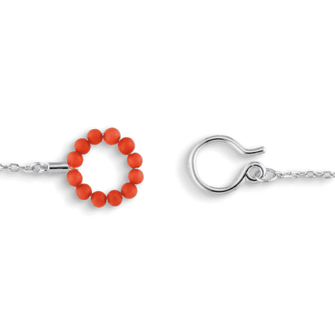 Jane Kønig Bermuda Coral halskæde, Sølv