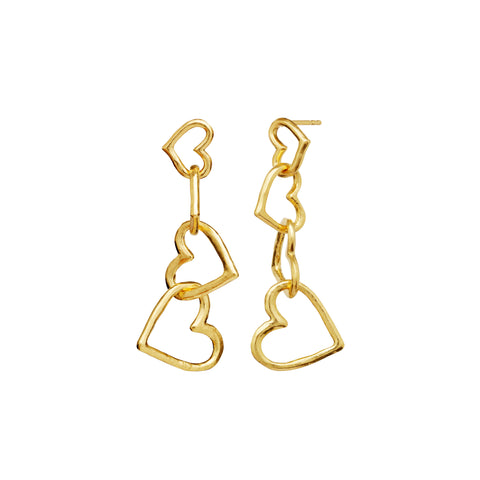 Maanesten Bonnie øreringe, Forgyldt sølv