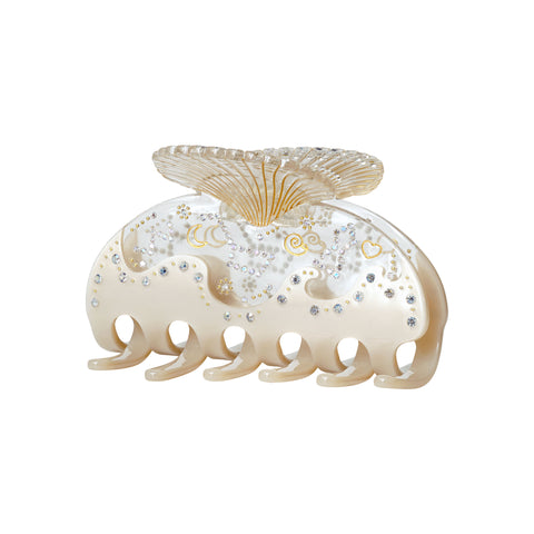 Maanesten Cassie hårklemme, Oyster