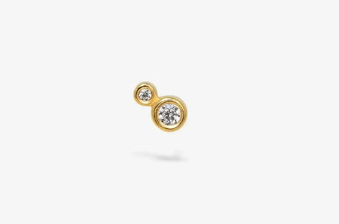 IX STUDIOS | DMB0338GD | IX Couture ørering - forgyldt