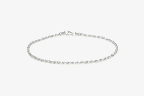 IX STUDIOS | DMV0337SL | IX Rope armbånd - sølv