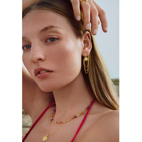 Maanesten Winnie halskæde, Forgyldt sølv