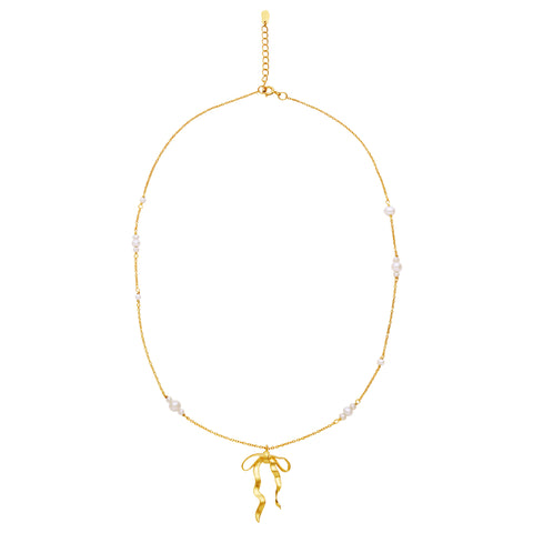 Maanesten Effie halskæde, Forgyldt sølv