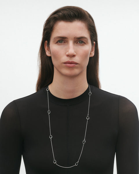 Georg Jensen Offspring Sautoir halskæde, sterlingsølv