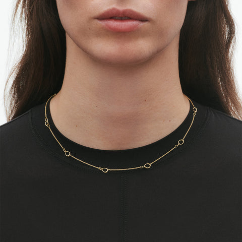 Georg Jensen Offspring halskæde, 18 kt. guld