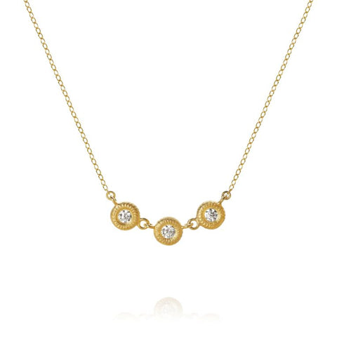 Dulong Glory Trio Halskæde, 0,33 ct