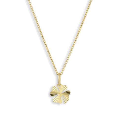 Jane Kønig Reflection Clover pendant, Forgyldt sølv