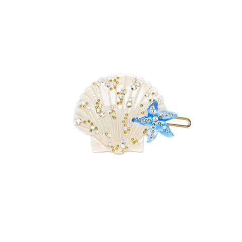 Fineste Kani hårspænde fra Maanesten designet som en fin østers.