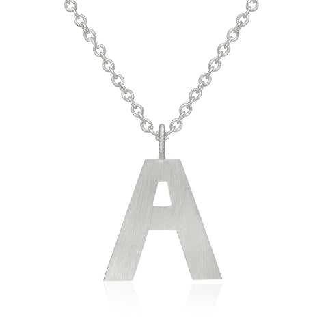 Dulong Letter halskæde - A, sølv