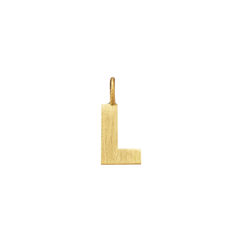 Dulong Letter vedhæng - L, lille guld