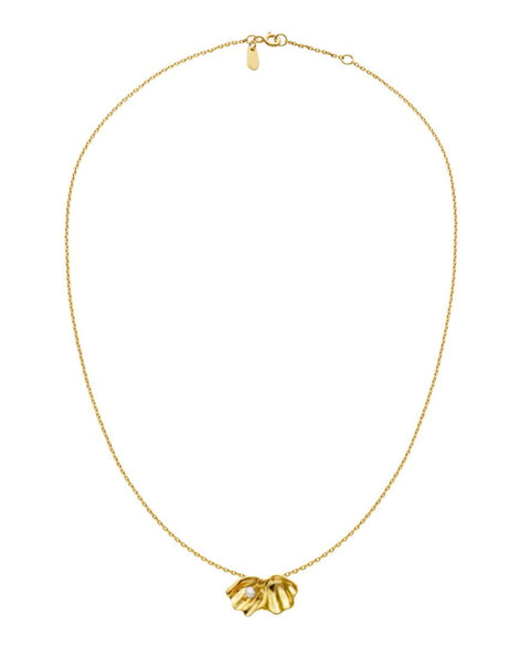 Den fineste Marnie halskæde fra Maanesten med den fineste muslingeskal og ferskvandsperle