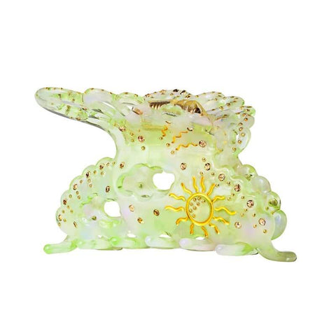 Maanesten Papillion hårklemme, Lime