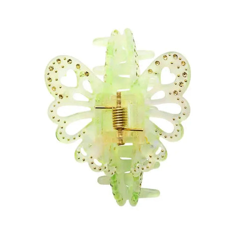 Maanesten Papillion hårklemme, Lime