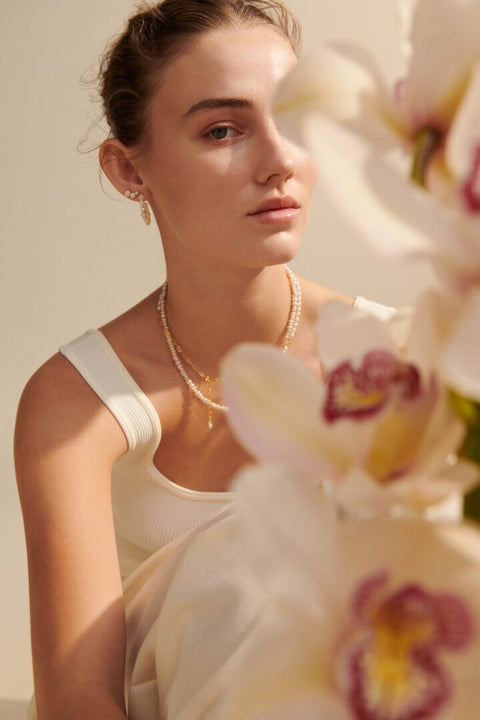 Pernille Corydon Liberty halskæde, Forgyldt sølv