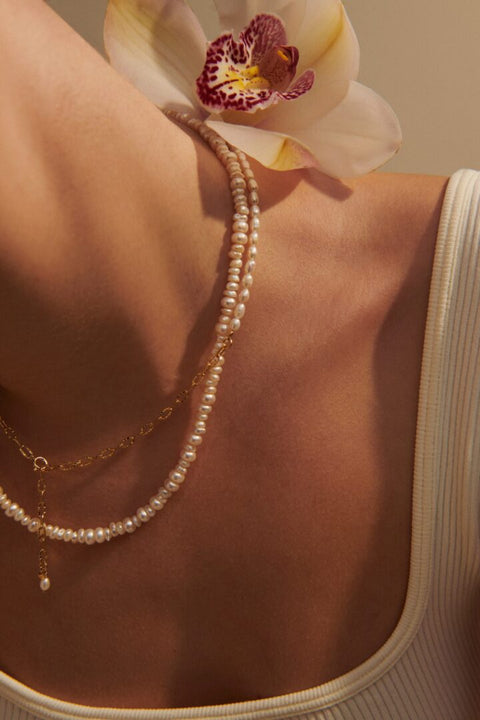 Pernille Corydon Liberty halskæde, Forgyldt sølv