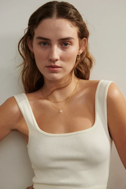 Pernille Corydon Eva halskæde, Forgyldt