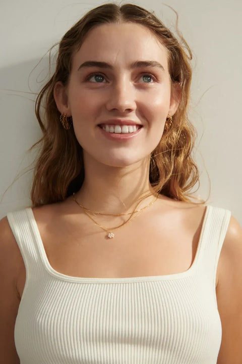 Pernille Corydon Eva halskæde, Forgyldt